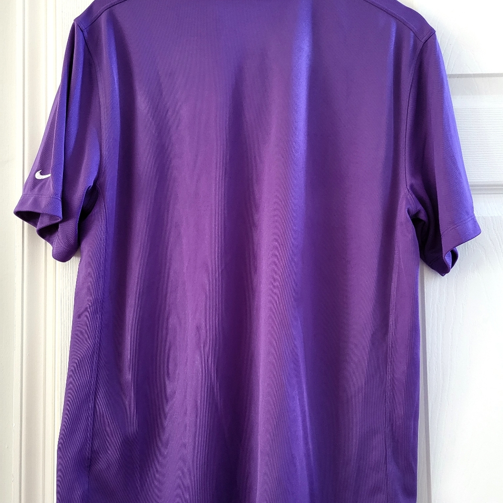 Nike Mens Golf Dri Fit Purple size large - Picture 4 of 6